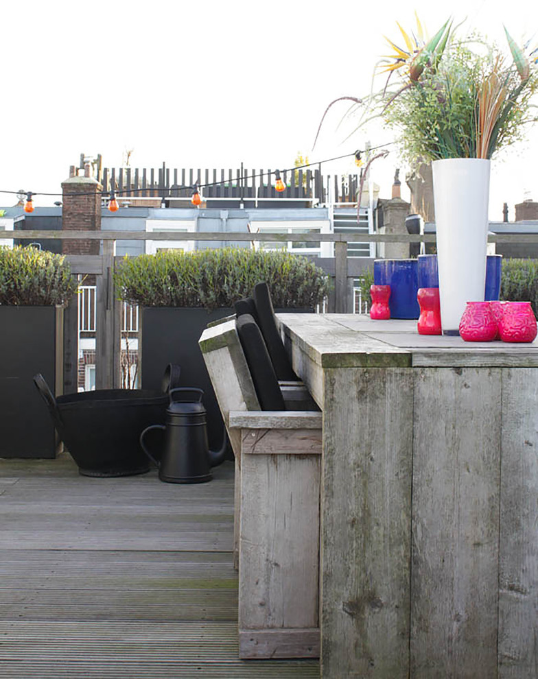 Design ideas for a world-inspired terrace in Amsterdam.