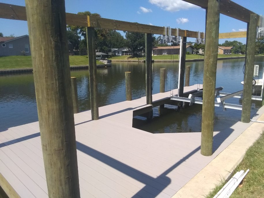 New Boat Dock Construction in Palm Coast Traditional Deck Orlando