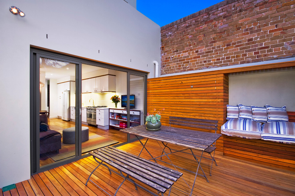 Unbedeckte Moderne Terrasse in Sydney