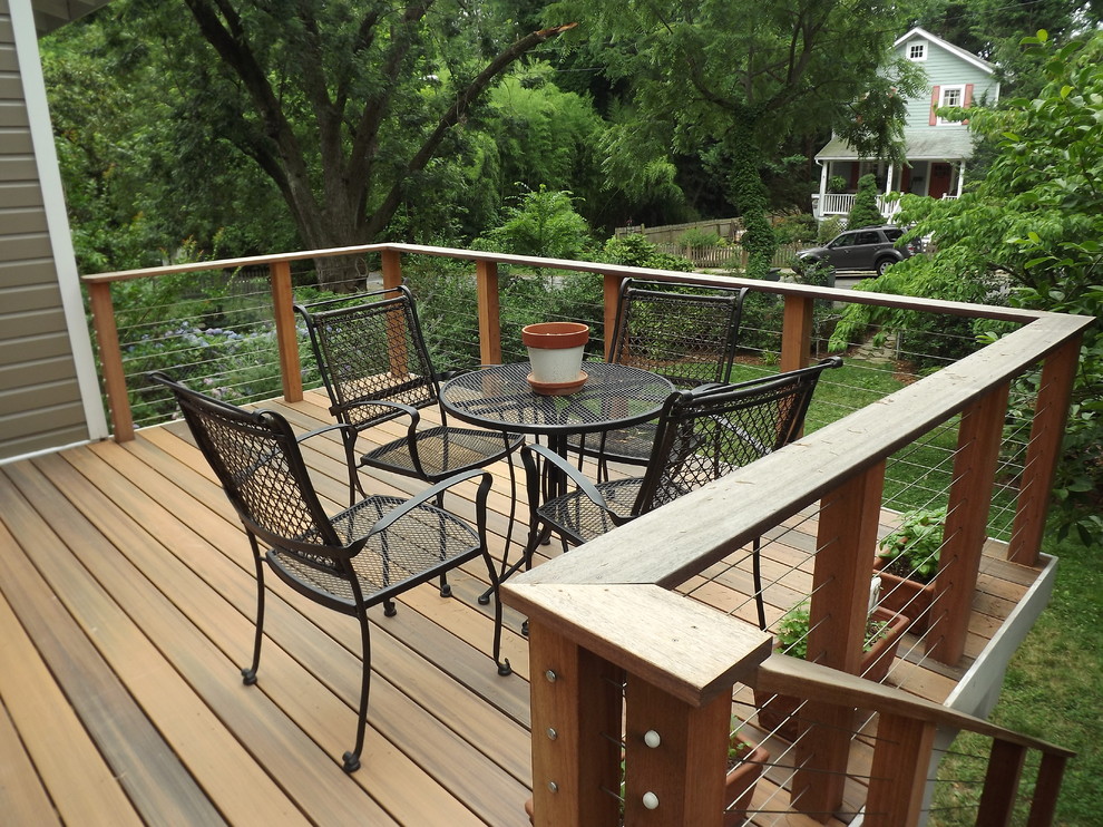 Inspiration for a contemporary deck remodel in DC Metro