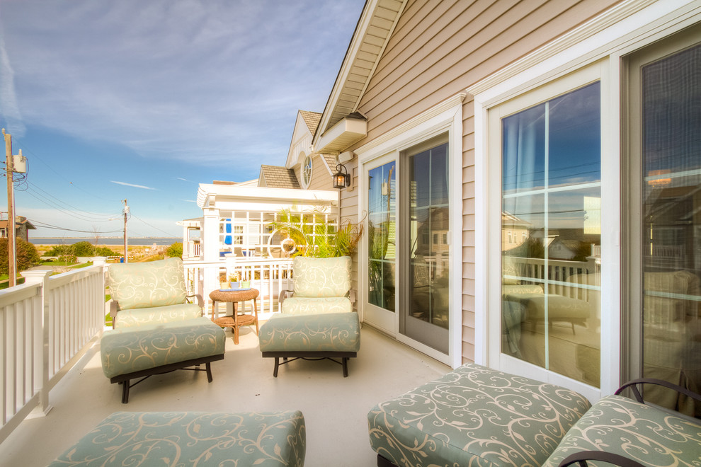 Ocean City, NJ Beach House Beach Style Deck Philadelphia by