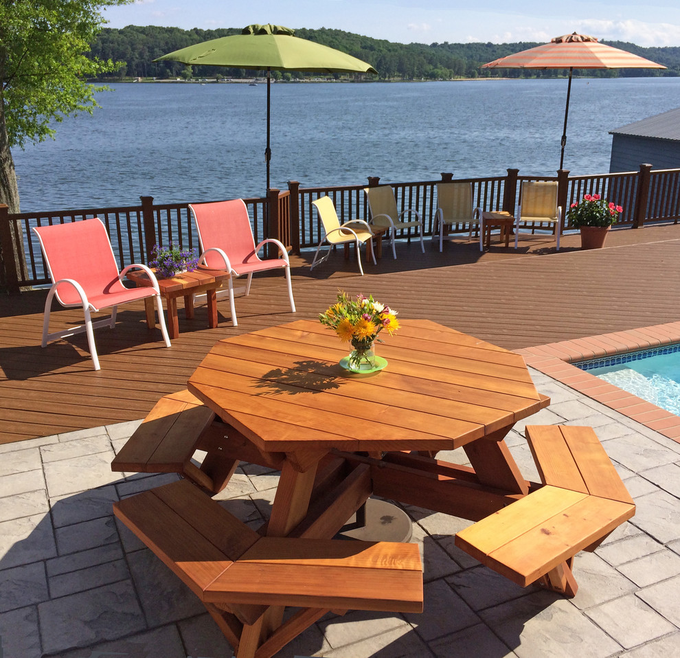 Octagonal Picnic Table - Craftsman - Deck - San Francisco - by Forever ...