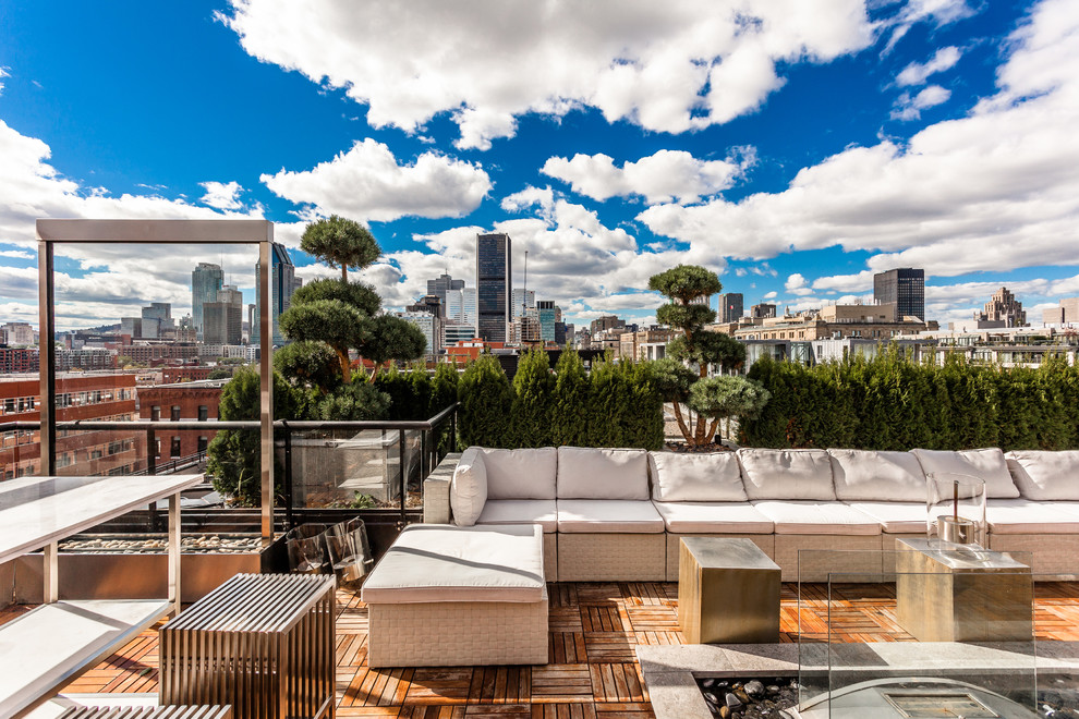 Old Montreal Terrace Contemporary Deck Montreal by Nordsouth