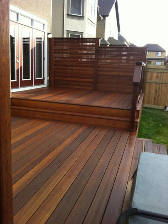 Our Decks Traditional Deck Calgary by Think First Construction