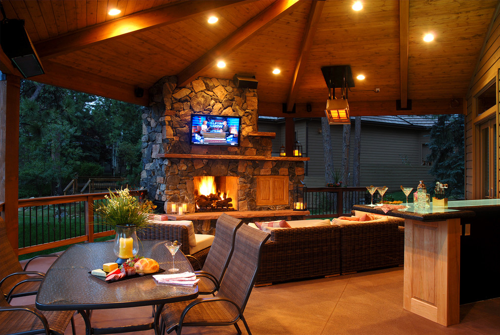Outdoor Entertainment - Traditional - Deck - Denver - by Rolling Ridge ...