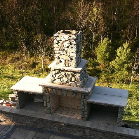 Outdoor Fireplace Kits 42 In Pre Engineered Masonry Terranean Terrace Other By Manteirect Com Houzz Outdoor Fireplace Kits 42 In Pre, Pre Engineered Outdoor Fireplace