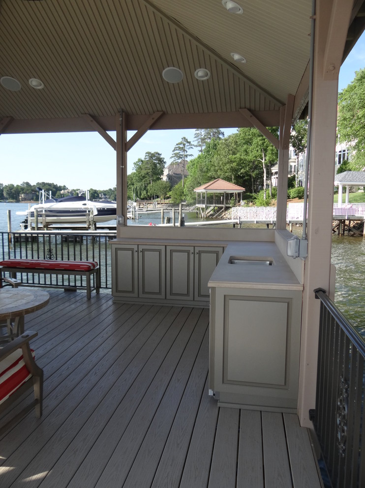 Outdoor Living Boat Dock - Traditional - Deck - Charlotte - by IMPACT