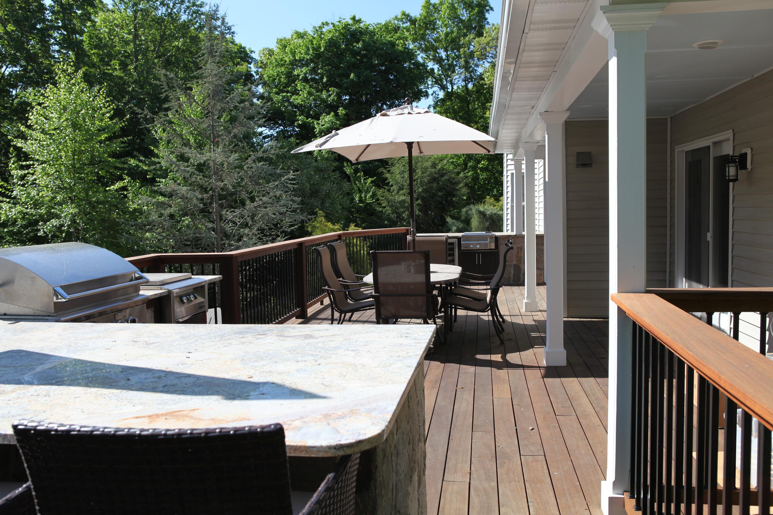 L Shaped Outdoor Kitchen Houzz