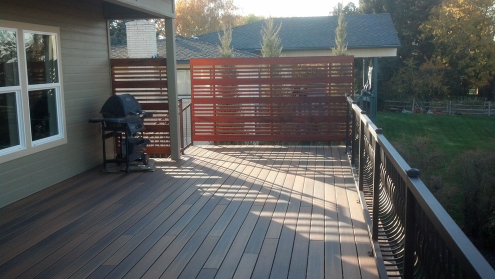 Example of a deck design in Boise