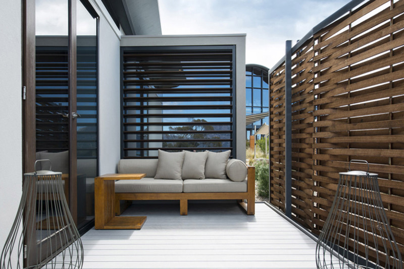 This is an example of a contemporary terrace in Other.