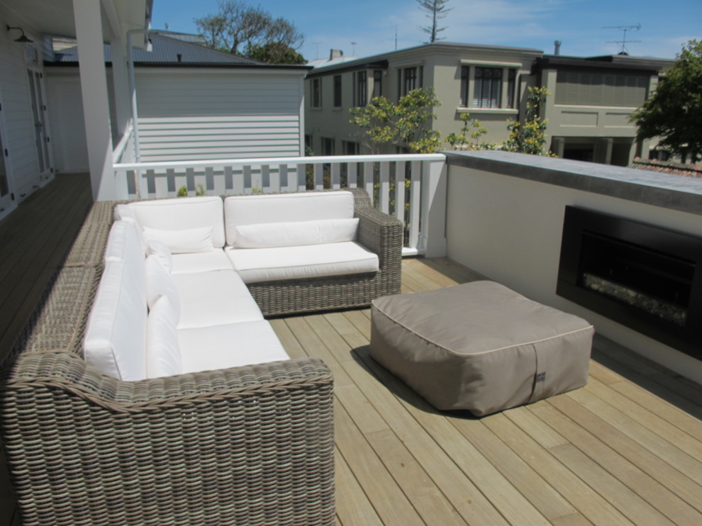 This is an example of a contemporary terrace in Auckland.