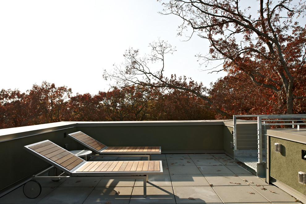 Design ideas for a contemporary terrace in Minneapolis.