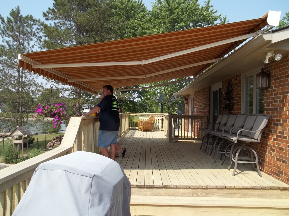 PATIO RETRACTABLE AWNINGS Traditional Deck Indianapolis by