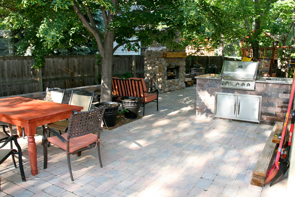 Paver Patio Traditional Patio Denver by Bloom Concrete