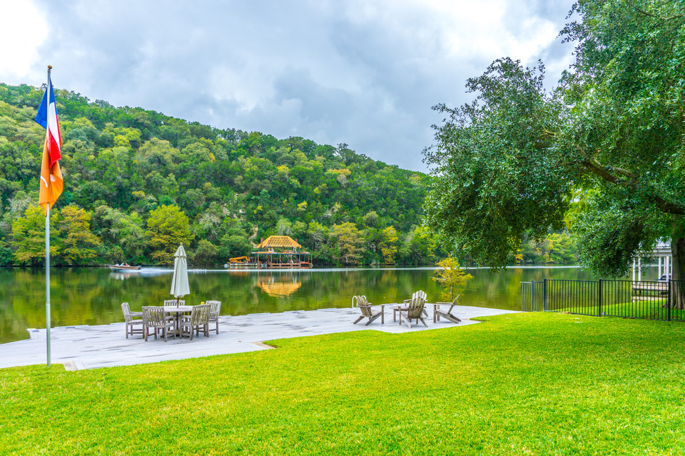 Phillips Ranch Dock (TimberTech) Contemporary Deck Austin by