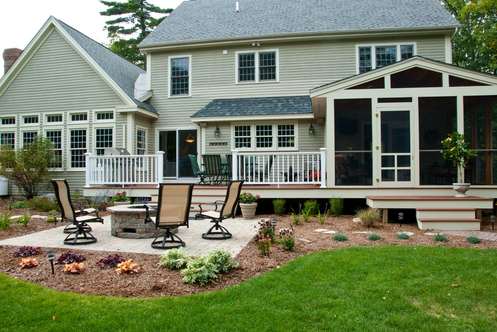 Porches and Deck - Traditional - Deck - Manchester - by Liberty Hill ...
