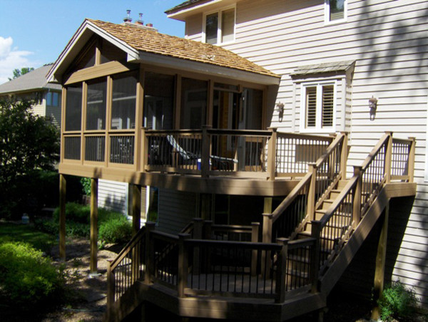 Porches - Traditional - Deck - Minneapolis - by Top Notch Builders | Houzz