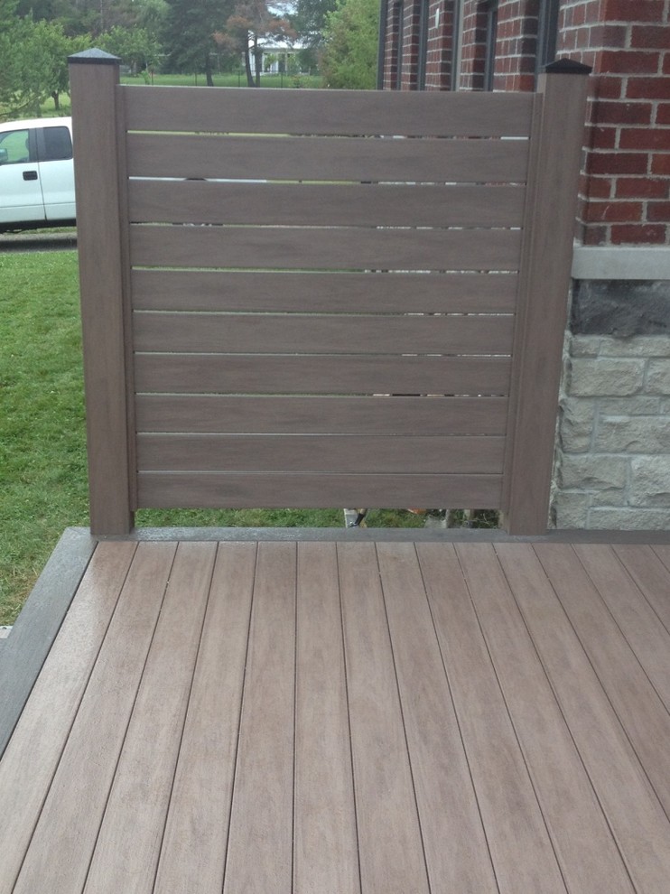 Privacy Screens Contemporary Deck Toronto by Top Notch Decks