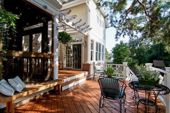 Rear Pergola - Traditional - Deck - Chicago - by Michael Buss ...