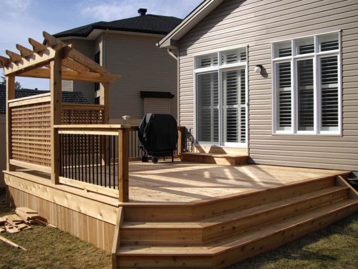 Red Cedar Sundeck Traditional Deck Ottawa by EmpireDeckAndFence Houzz