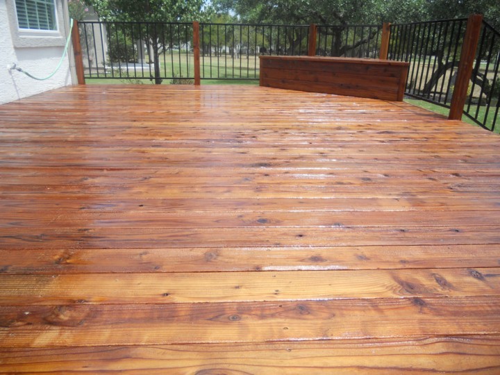 Redwood Deck Refinish/Restoration & Staining - Traditional - Deck ...