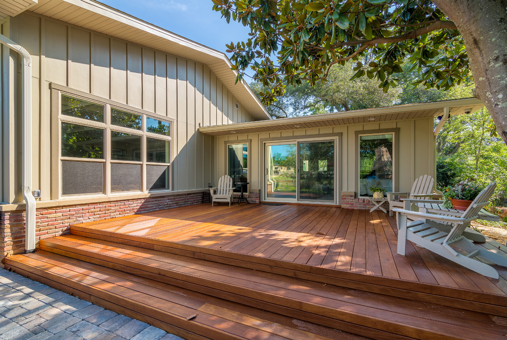 Renovation Lakeside Residence Craftsman Deck Atlanta by