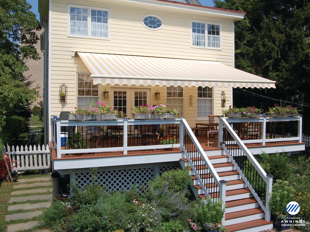 Retractable Awnings Modern Deck Baltimore by A. Hoffman Awning