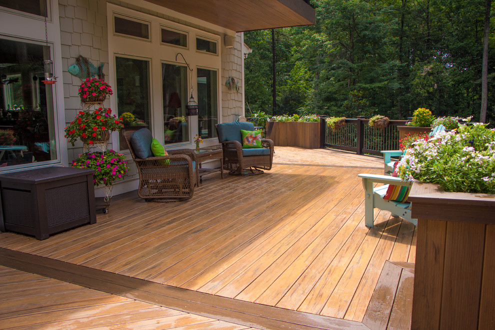 Robco Fence and Deck - Rustic - Deck - Raleigh - by Robco Fence and