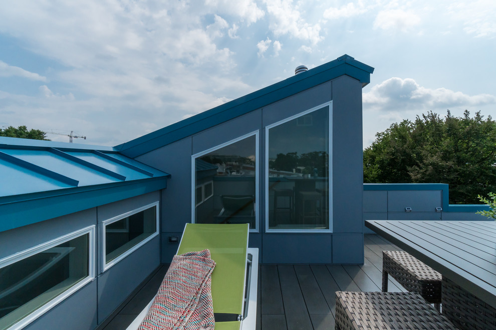 Roof Deck on Historic Row House - Contemporary - Deck - DC Metro - by ...
