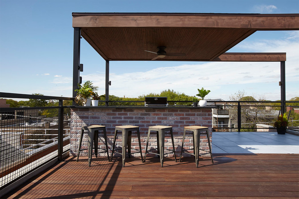Rooftop Deck on Halsted Deck Chicago by Chicago Roof Deck & Garden Houzz