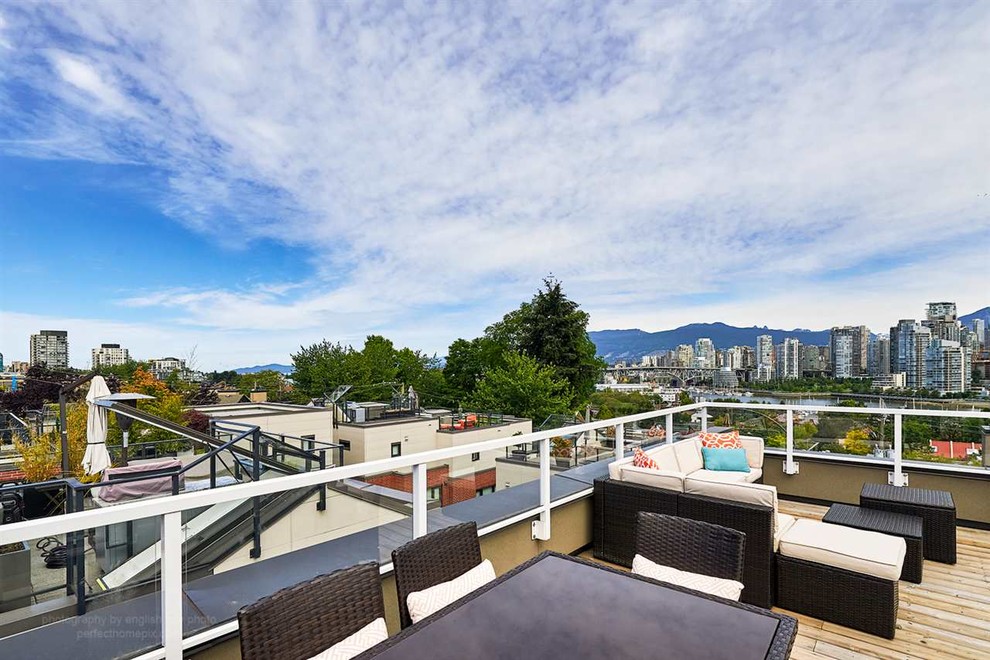 Rooftop patio Modern Deck Vancouver by Westwood Heritage Houzz