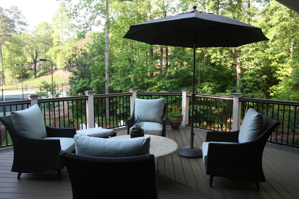 Roswell Trex Deck Traditional Deck Atlanta By Decksouth Houzz 0481