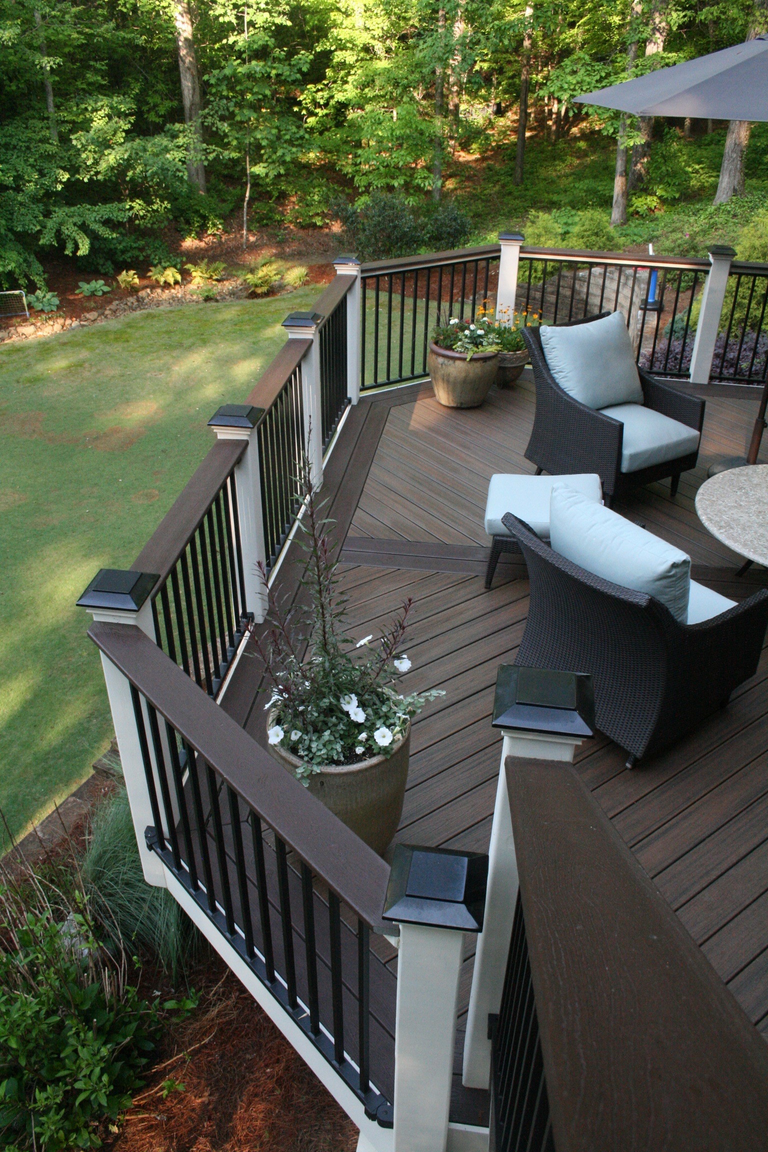 trex deck pictures and ideas on 75 Beautiful Huge Backyard Deck Pictures Ideas May 2021 Houzz