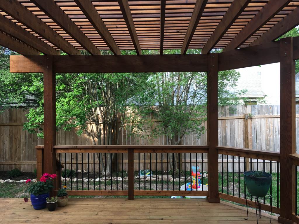 Attached Roofline Pergola - Photos & Ideas | Houzz