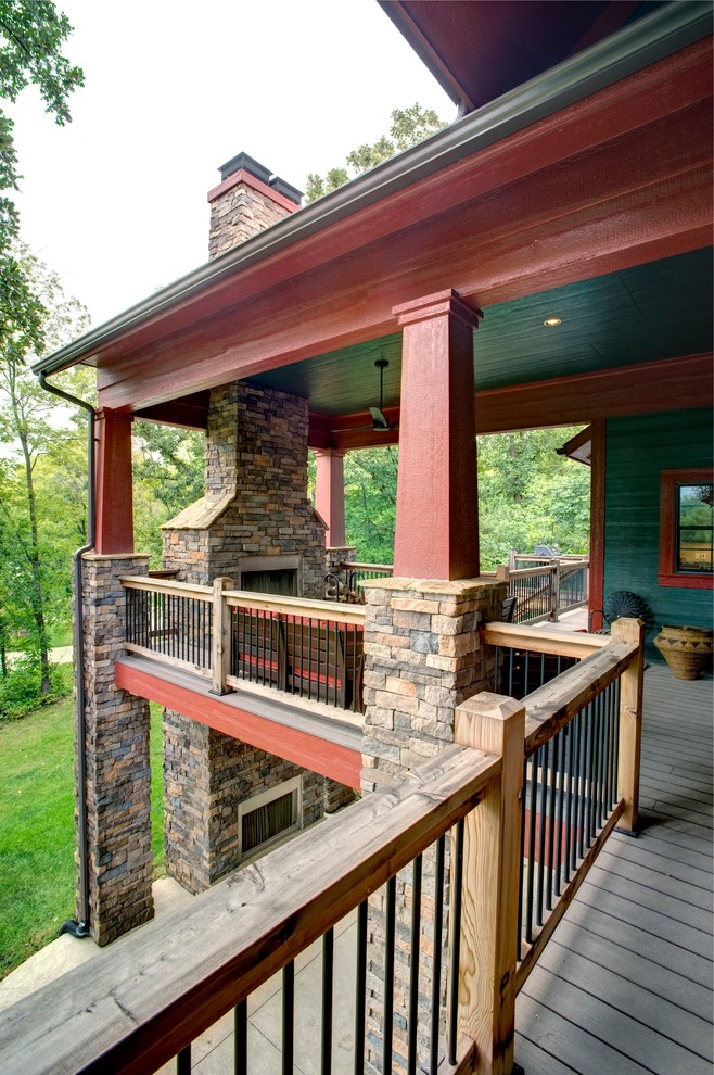 Photo of a rustic terrace in Kansas City.