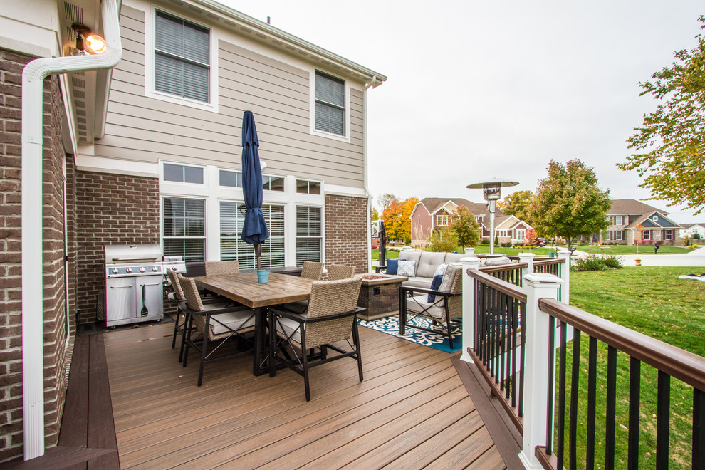 Rustling Ridge Transitional Deck Indianapolis by Lunar Decks