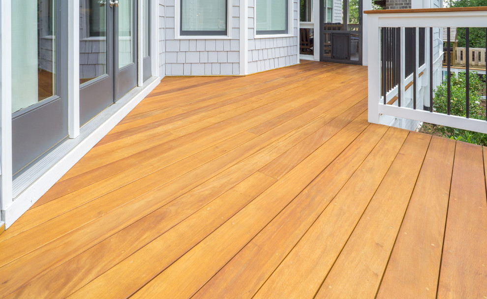 Sandy Springs Pool, Deck & Porch (Garapa) Craftsman Deck Atlanta