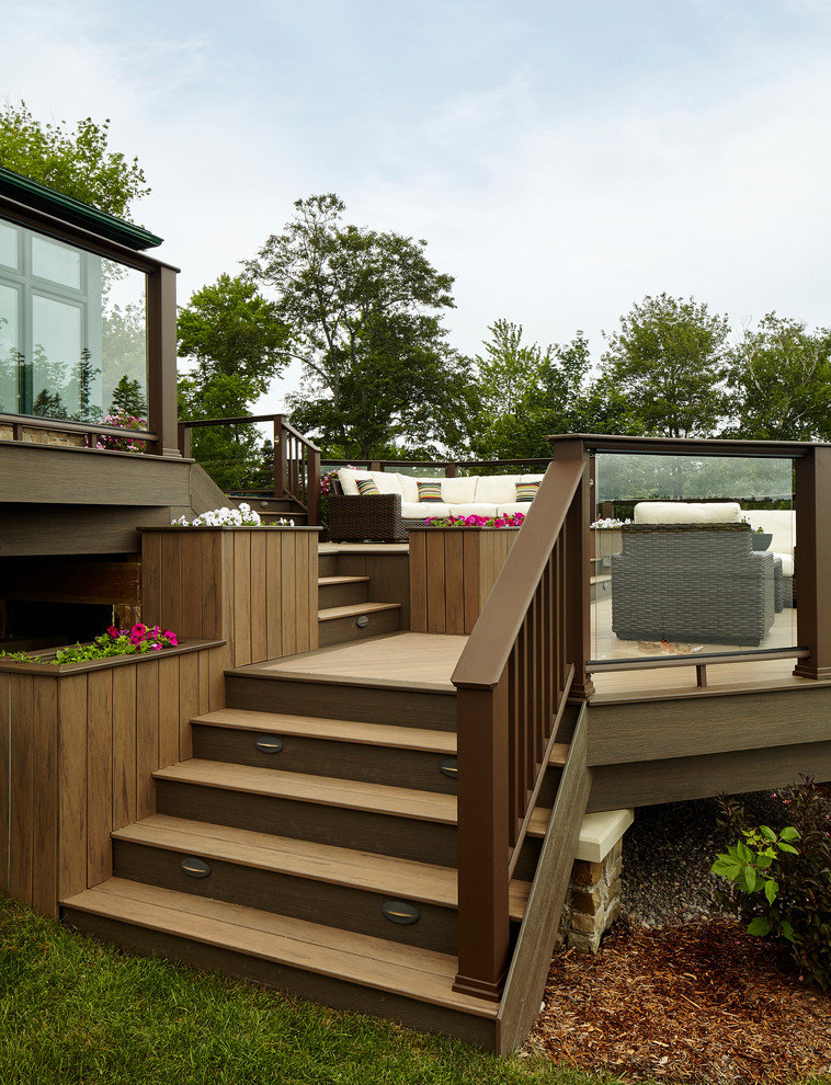 Screened Porch with Composite Decking Traditional Deck Other by