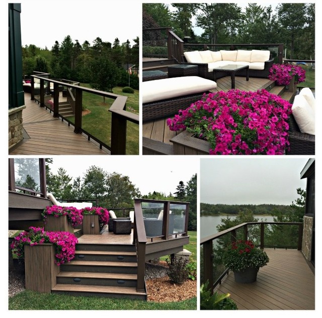 Screened Porch with Composite Decking Traditional Deck Other by Archadeck of Nova Scotia