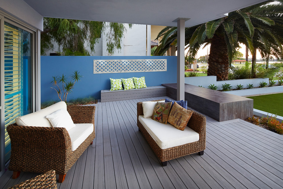 Inspiration for a contemporary terrace in Perth.