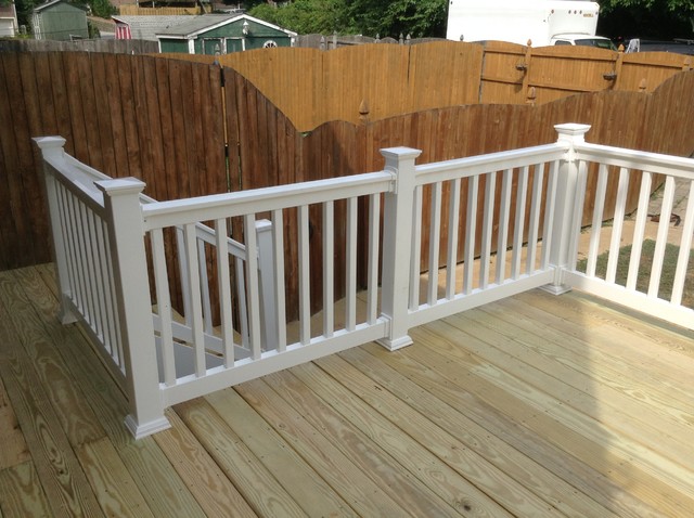Small 12x12 Deck With Walkway Above Basement Stairs Terrace Philadelphia By First State Building Design Houzz Ie Small 12x12 Deck With Walkway Above, Outdoor Gate For Basement Stairs Design