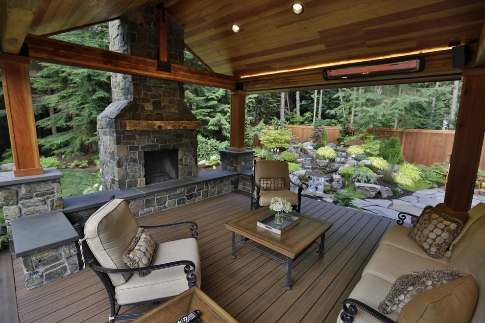 Snohomish Hip Roof - Deck - Seattle - by Timberline Patio Covers | Houzz