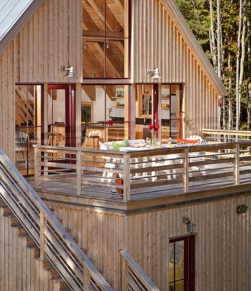 Solar Barn - Deck Addition - Farmhouse - Deck - Portland Maine - by ...