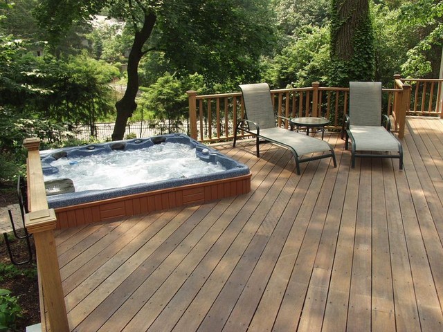 Spa Deck - Traditional - Terrace - New York - by Best Hot Tubs "Hot Tub and  Spa Experts" | Houzz UK