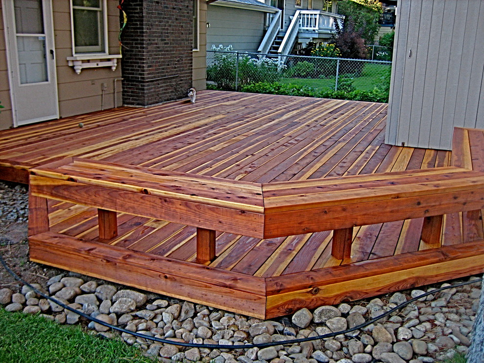 Inspiration for a timeless deck remodel in Seattle