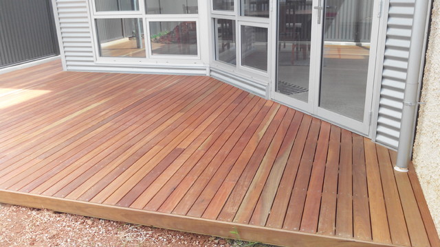 Spotted Gum Timber Deck - Contemporary - Deck - Adelaide - by NAGEL ...