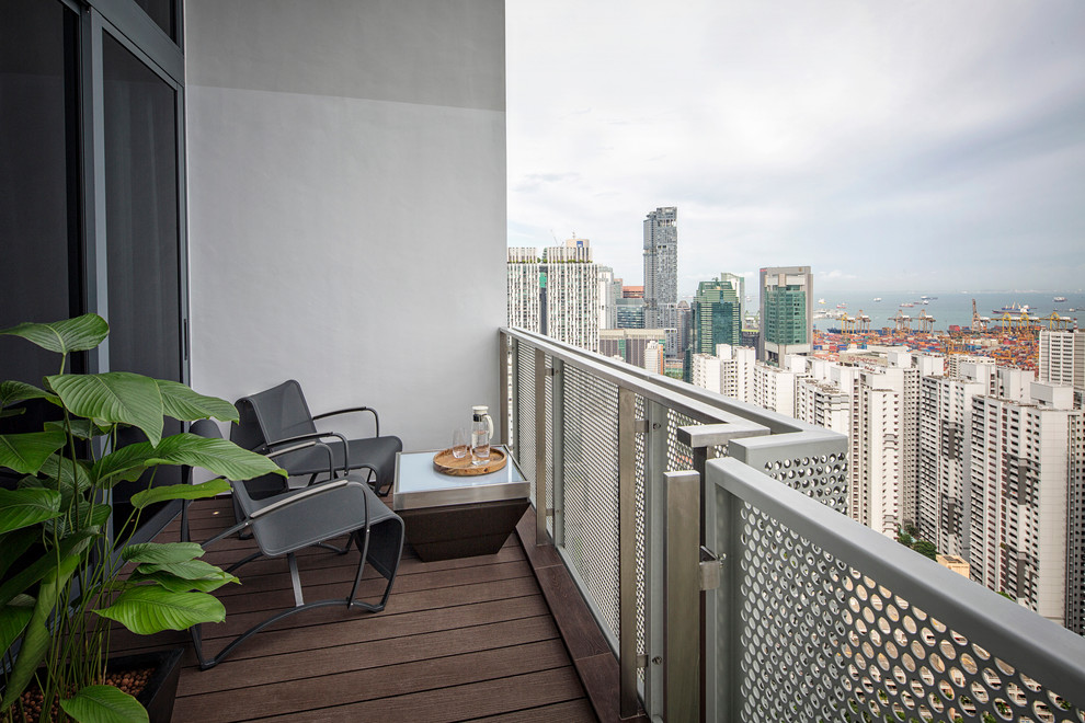 Contemporary terrace in Singapore.