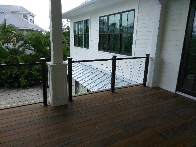 Stainless Steel Cable Railing - Beach Style - Deck - Tampa - by Mullet ...