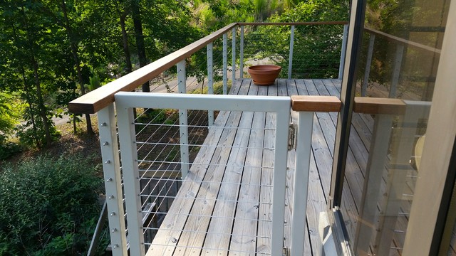 Stainless Steel Gate Country Deck San Diego By San Diego Cable Railings Houzz