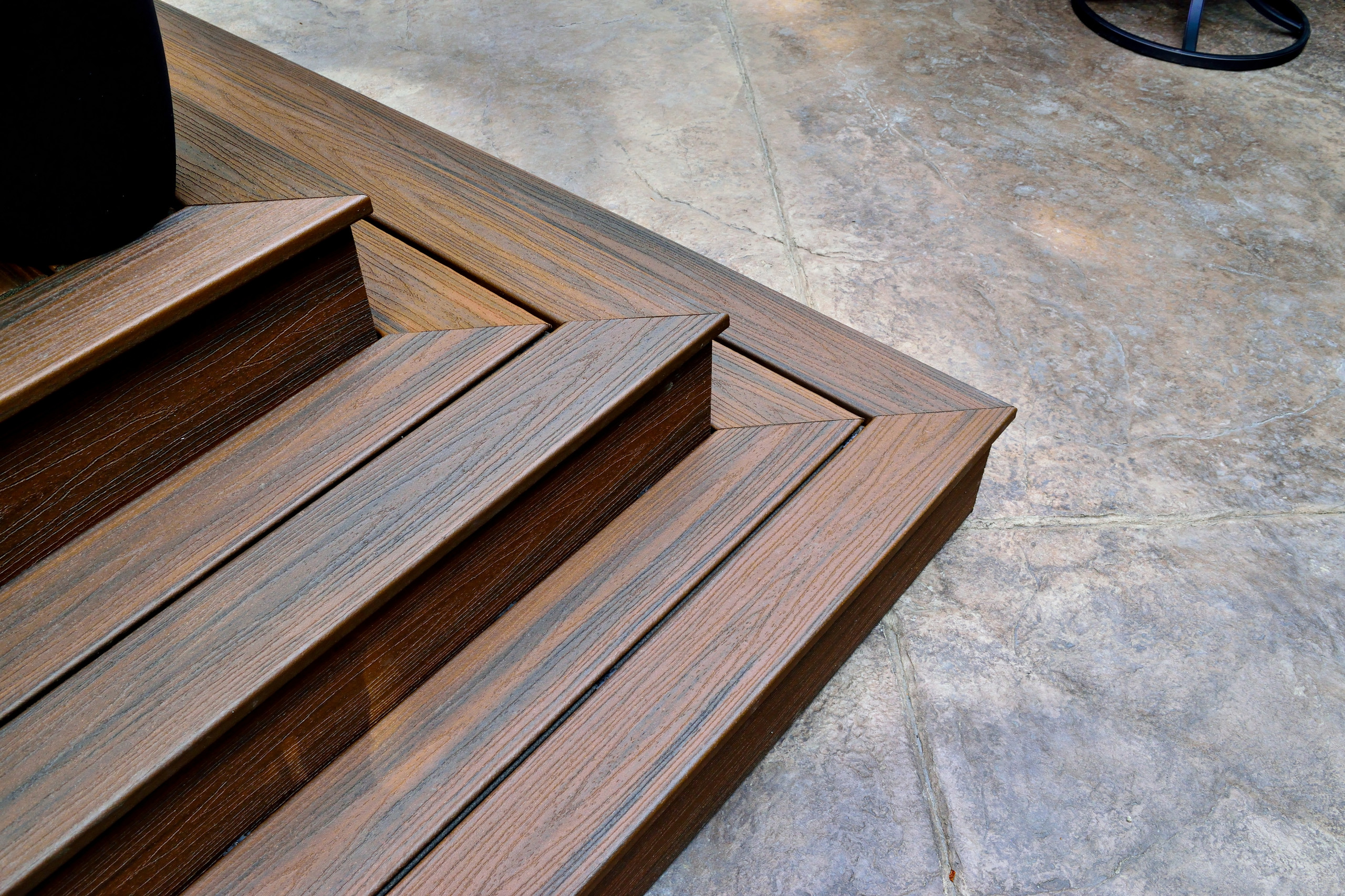 Stamped Concrete Patio In Avon Lake Oh Modern Deck Cleveland By Brian Kyles Landscapes Of Distinction Houzz